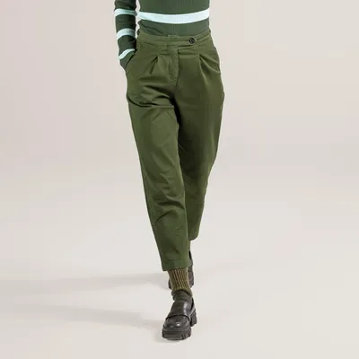 Produktbild von Damen-Hose „Phillis“ in Dark Olive von Living Crafts