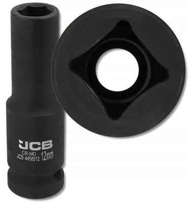 Immagine prodotto di JCB CAPPUCCIO a percussione PROFONDO 1/2" Cr-Mo esagonale 12 mm CHIAVE A BUSSOLA