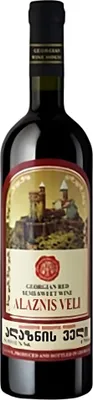Produktbild von Folklore Alazani Valley Rotwein lieblich 12% vol. 0,75L georgischer Wein