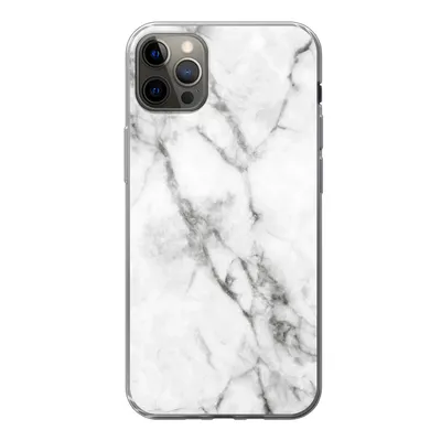 Produktbild von MuchoWow® Handyhülle Schutzhülle Hülle für iPhone 13 Pro Max Marmor - Luxus - Weiß Silikon Softcase Handy Hülle - Mobiltelefon