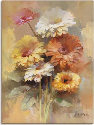 Produktbild von ARTland Leinwandbild Blumenstrauß I Größe: 30x40 cm