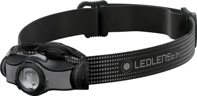 Produktbild von Ledlenser MH3 Stirnlampe schwarz, Kopflampe, bis 200 Lumen, 130m Leuchtweite, bis 35 Std. Laufzeit, IP54, AA Batterie