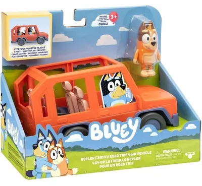 Produktbild von Moose Toys Bluey - Heeler Familienausflug 4WD Familienauto, Fahrzeug, 3 Jahr(e), Kunststoff, Mehrfarbig