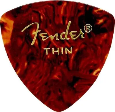 Produktbild von Fender 346 Shape Plektrum mit größerem Körper und drei Spielkanten, 12er Pack