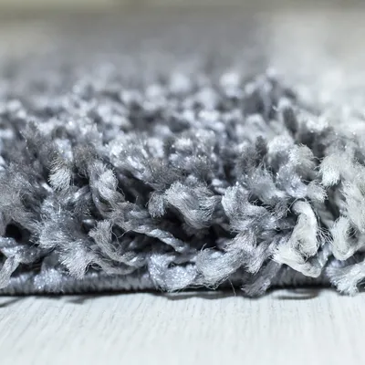 Produktbild von Hochflor Teppich Gianna Läufer, Farbe: Grau, Größe:80x250 cm