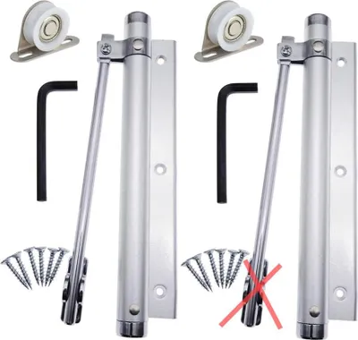 Obrázek produktu pro Dveřní zavírač z lehké hliníkové slitiny nastavitelný automatický