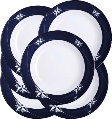 Produktbild von große Salatschüsselchen / Suppenteller, 19 cm, rund - Northwind  - 6er Set