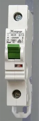 Produktbild von Fi-Schalter Fehlerstromschutzschalter 1-polig  Kopp 10A/13A/16A/20A/25A/32A B PE61 13 1p