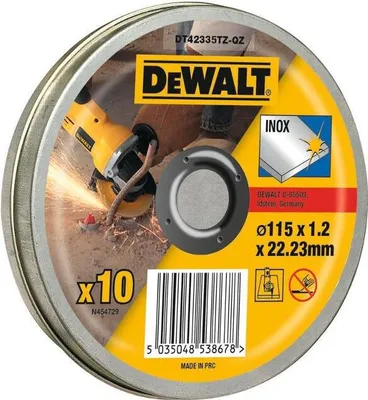 Produktbild von DeWalt Trennscheibe Edelstahl flach 115mmx1.2mm - DT42335TZ-QZ
