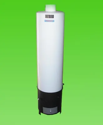 Obrázok produktu pre Domáce vykurovanie Commerce – 80 litrový kotol na pevné palivo s tlakovým systémom a bezpečnostným ventilom – biela/modrá/čierna, ohrievač vody na drevo