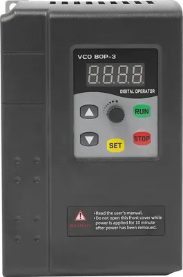 Immagine prodotto di Inverter per motori a tre fasi - VFD - Controllo motore da 1,5 kW - Frequenza regolabile da 0 a 999 Hz - Regolatore di velocità AC - Colore: nero