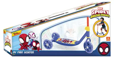 Produktbild von Mondo Kinderroller Spidey mit 3 Rädern und höhenverstellbarem Lenker