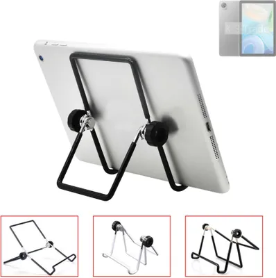 Produktbild von K-S-Trade Tablet-Ständer Tablet-Halterung Tablet-Aufsteller kompatibel mit Blackview Tab 8 Wi-Fi faltbarer Tischständer Tablet Halterung