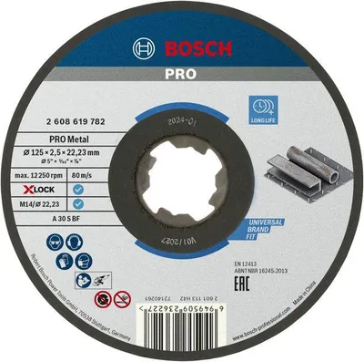 Produktbild von PRO Metal X-Lock Trennscheibe, 125 x 2.5 x 22.23 mm, gerade