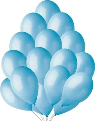 Produktbild von G110 Pastellballons 12 - blau 09/ 25 Stk.
