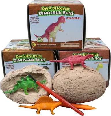 Zdjęcie produktu dla JAJKO wykopaliska dinozaur kopalnia skamielina archeolog Park DINO JAJO XL