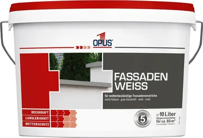 Produktbild von OPUS1 Fassaden weiß 10 l