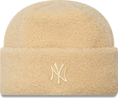 Zdjęcie produktu dla Damska czapka zimowa New Era - BORG SHERPA NY Yankees beżowy