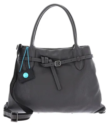 Produktbild von Gabs Leder Schultertasche Umhängetasche Elif TG Shoulder Bag Lava dunkelgrau