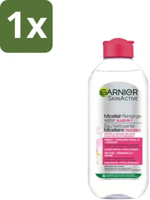 Image de Garnier - SkinActive - Eau micellaire démaquillante - Peaux sèches & sensibles - Hydratant & Nettoyant - 400 ml - 1 pièce