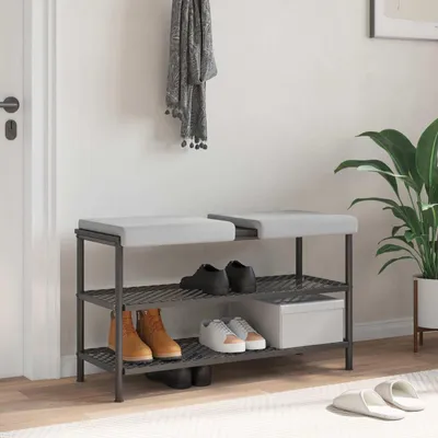 Produktbild von Maison Exclusive - Bankkissen 2 stk. Strukturiertes Samt Hellgrau Tiefe 35 cm