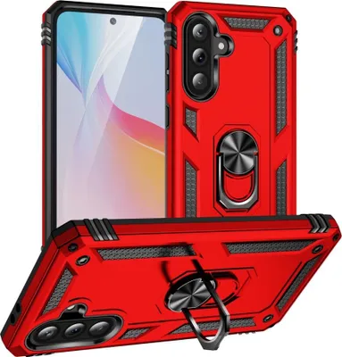 Produktbild von Samsung Galaxy A36 Hülle - Coverup Ring Ständer Back Cover - Rot