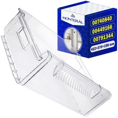 Mittlere Gefrierschublade 422x370x158 mm Ersatz für Kühl-Gefrierkombination