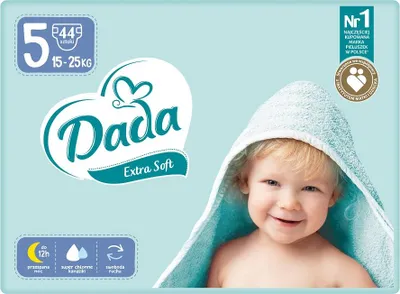 Image de DADA Extra Soft, couches jetables pour enfants, taille Junior (15-25 kg), paquet de 42 couches