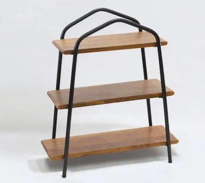 Produktbild von Famanu Organizer Regal 3-lagig - Holz und Metall
