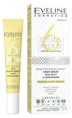 Produktbild von Eveline Cosmetics 6 Ceramides – Augencreme, feuchtigkeitsspendend, regenerierend