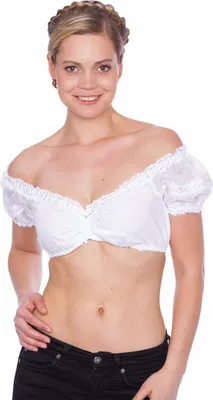Produktbild von Dirndlbluse White Glitter 30