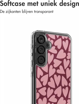 Zdjęcie produktu dla etui imoshion Design dla Samsung Galaxy A55 - Hearty Blush