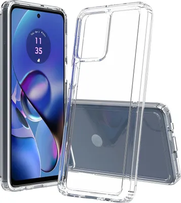 Productafbeelding van Hoesje voor de Motorola Moto G54 - Achterkantbescherming van Phonesta, krasbestendig - Transparant