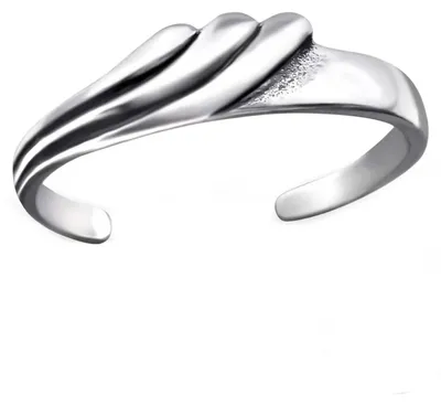 Produktbild von Zehenring Zehring Querstreifen 925 Silber