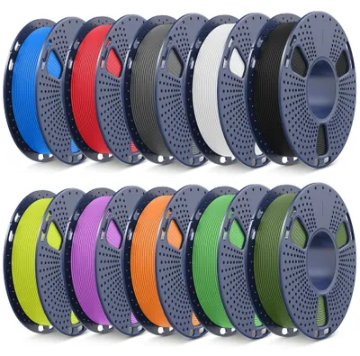 Produktbild von PLA-Filament matt, 1,75 mm, 10 Farben, 2,5 kg, für 3D-Drucker