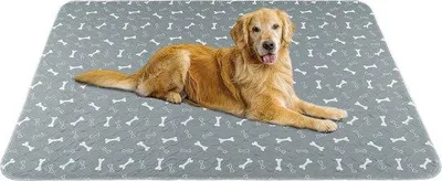 Produktbild von Tierwurfmatten für Hunde, Katzen und Kleintiere, 2 Stück, 100 x 90 cm, wiederverwendbare, atmungsaktive Schlafunterlagen