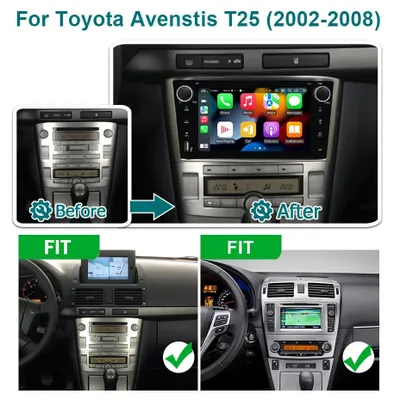 Immagine prodotto di Autoradio multimediale 2-DIN - CarPlay wireless - Android 14 - Navigazione GPS