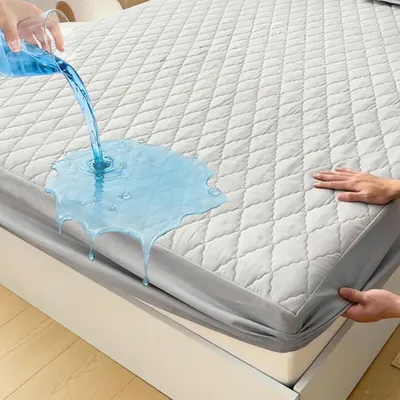 Zdjęcie produktu dla Elzusha - Wodoodporna ochrona na materac, 100x200 cm - Oddychająca osłona na materac