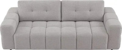 Produktbild von 3-Sitzer-Sofa mit hellgrauer Strukturpolsterung - SOPELANA