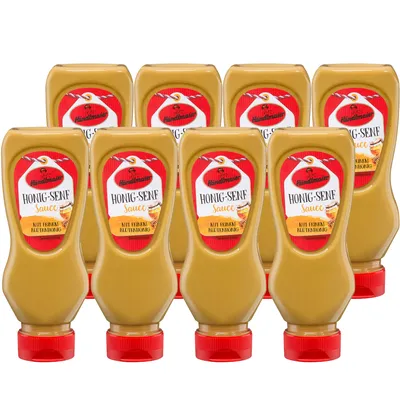 Produktbild von Händlmaiers Feinkost Sauce Honig Senf in Squeezeflasche 225ml 8er Pack