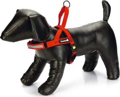 Image de Beeztees Parinca Premium Comfort - Harnais pour chien - Nylon - rouge - 52-62