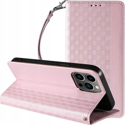 Produktbild von Magnet Strap Case Samsung Galaxy S23+ Flip Cover Wallet Mini Lanyard Stand Pink