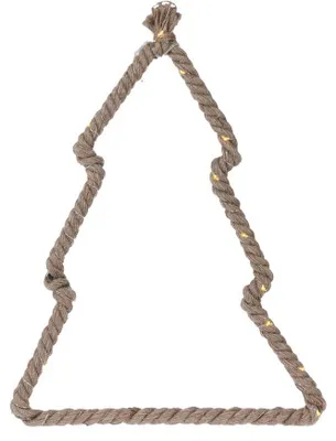 Zdjęcie produktu dla Dekoracja wisząca JUTE LED, 25cm, drzewko