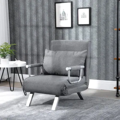 Image de Fauteuil convertible - Lit dépliable - Canapé-lit - Lit d'appoint - Canapé-lit - Fauteuil convertible - Lit pliable - Pour une personne