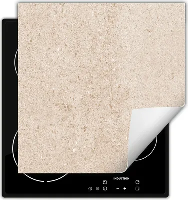 Produktbild von DarHaus Herdabdeckplatte 60x52 cm Anti Rutsch Matte Aufrollbar, beige
