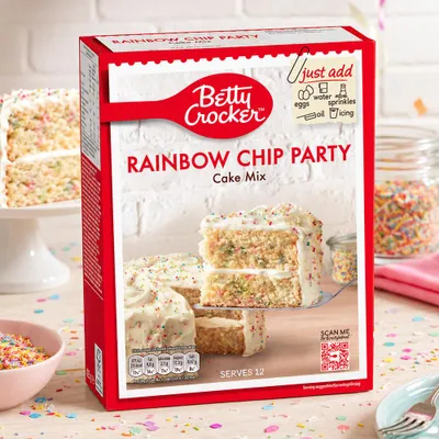 Immagine prodotto di Betty Crocker Rainbow Chip Party Cake Mix 425g