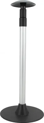 Image de Tige de support pour housse de bateau, 3 niveaux, 22,5 pouces - 54 pouces, en aluminium et ABS, réglable, pour yachts et bateaux de pêche