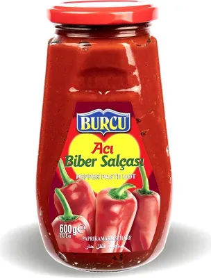 Produktbild von Burcu Paprikamark SCHARF im Glas - Aci Biber Salcasi 600g