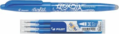 Produktbild von Pilot Frixion Ball skyblue + 3 Ersatzminen 0.7 skyblue