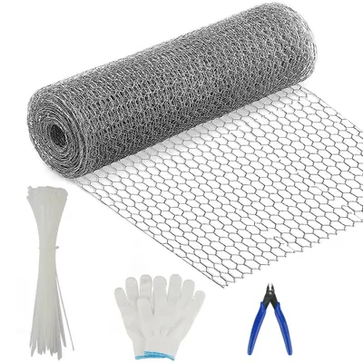 Productafbeelding van Draadgaas 40 cm x 10 m zeshoekig voor tuin en dieren